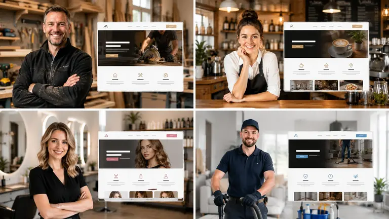 Lokale Zielgruppen wie Handwerk, Gastronomie und Dienstleistung mit moderner Website