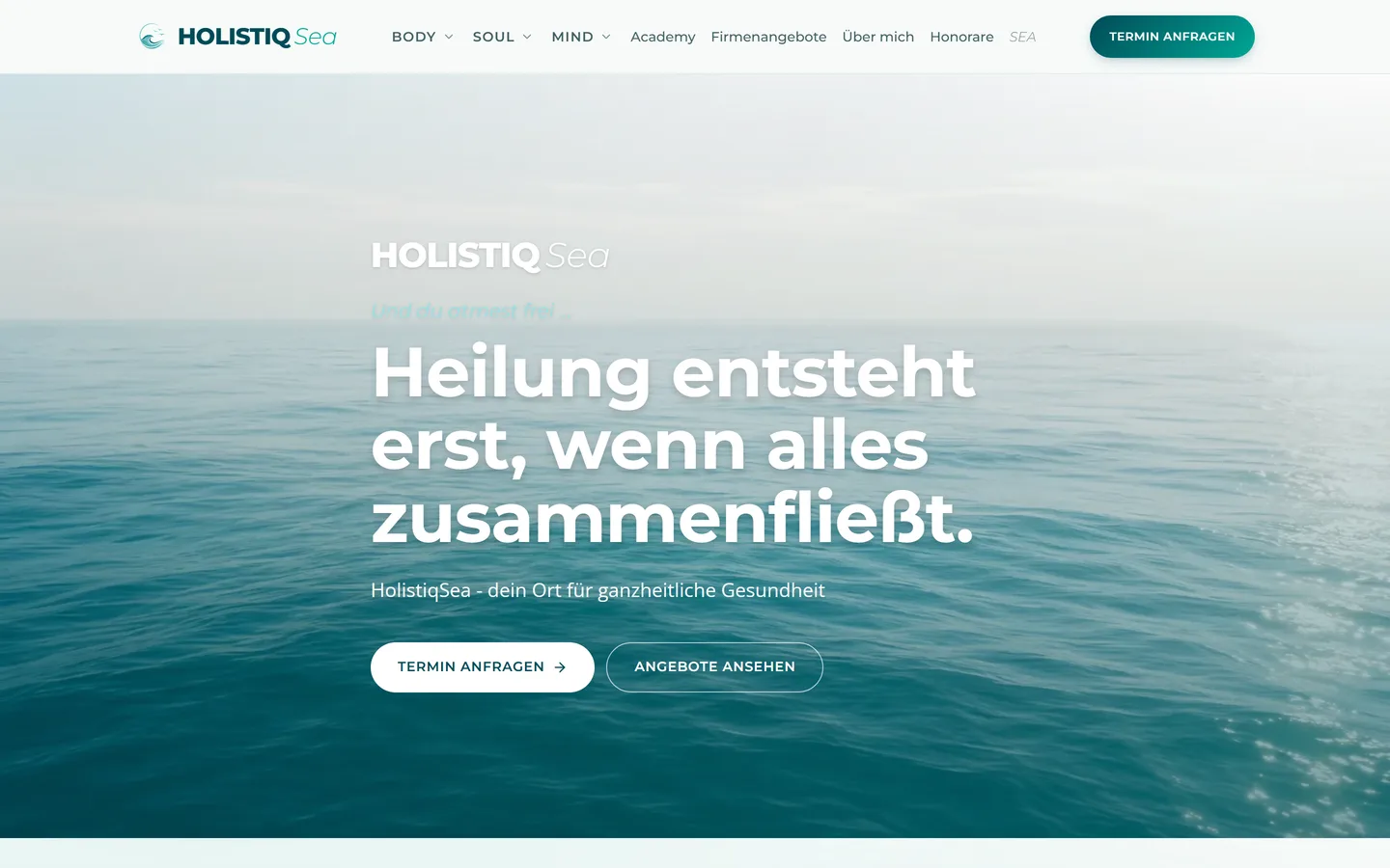 holistiq-sea.de als Website-Referenz